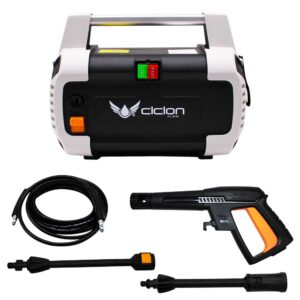 CIC-HE120 Hidrolavadora Eléctrica 1300w Ciclon 120 Bar / 1740 Psi C/ Pistola Y Lanza