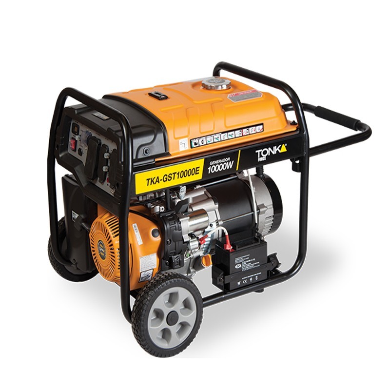 GENERADOR TRIFASICO 10,000Wtts, 16HP, 120/240V, 60Hz, MARCHA, BATERIA,LLANTAS Y MANIBELAS