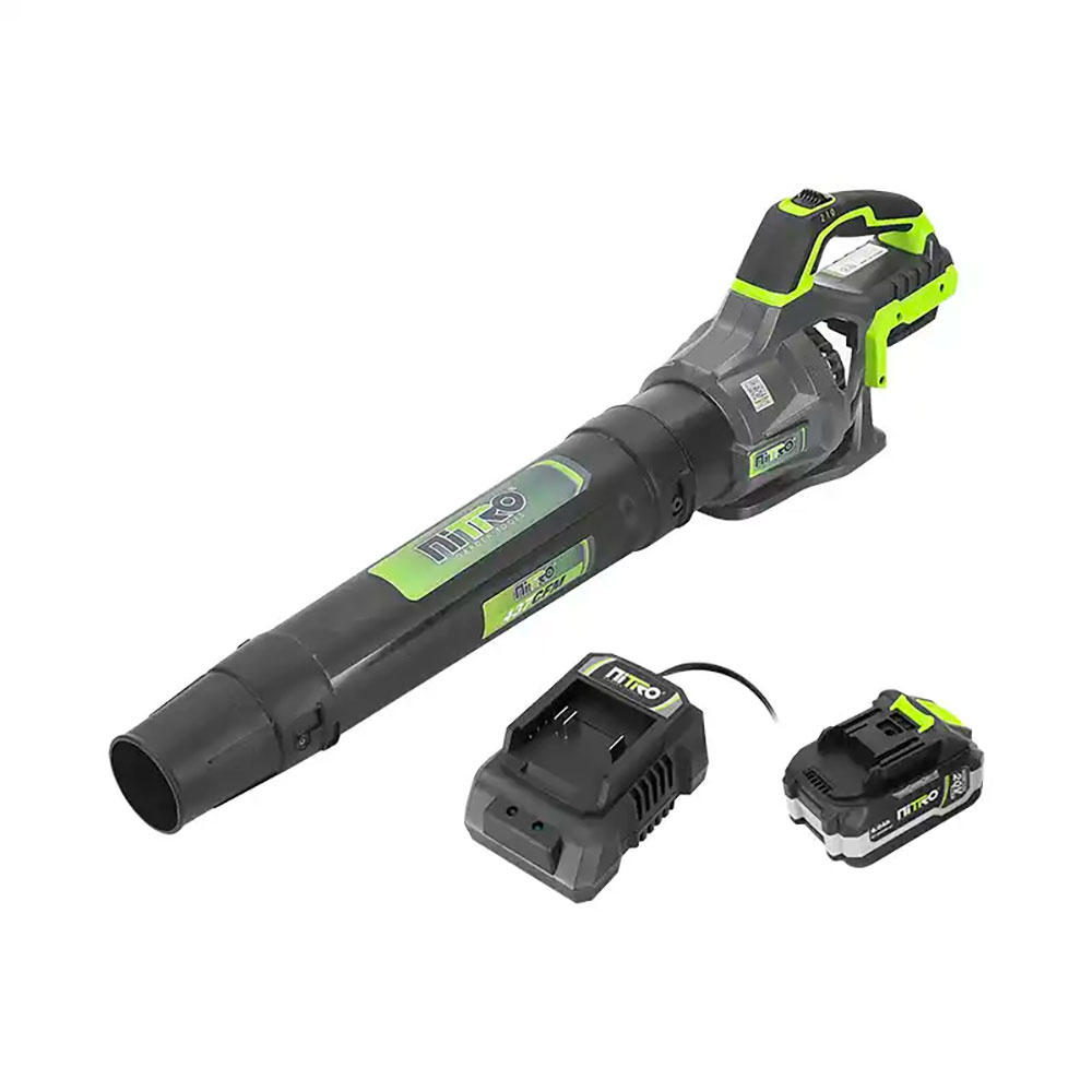 NIT-SB600 SOPLADOR INALAMBRICO, 2 VEL, 12.4 Mts3 x MIN, UNA BATERIA 20V, 4aH